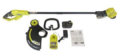RYOBI ONE+ 18V 13 in. Cordless Battery String Trimmer/Edger with 4.0 Ah Battery and Charger