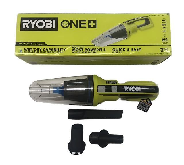 RYOBI ONE+ 18V Cordless Wet/Dry Hand Vacuum (Tool Only)