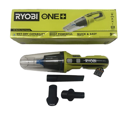 RYOBI ONE+ 18V Cordless Wet/Dry Hand Vacuum (Tool Only)
