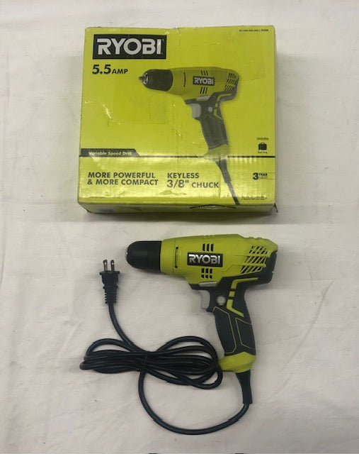 RYOBI 5.5 Amp Corded 3/8 in. Variable Speed Compact Drill/Driver