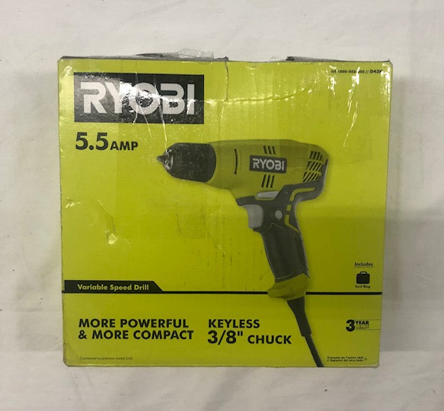 RYOBI 5.5 Amp Corded 3/8 in. Variable Speed Compact Drill/Driver