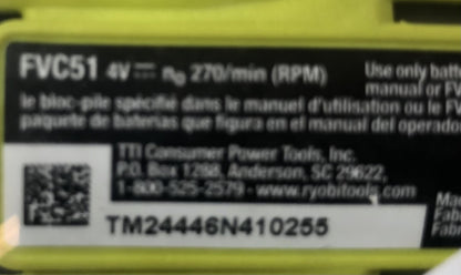 RYOBI USB Lithium Power Cutter Kit with 2.0 Ah USB Lithium Battery and Charging Cable