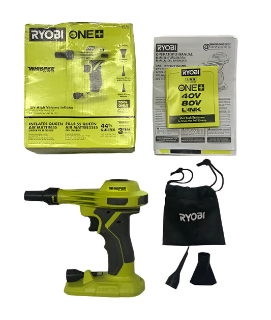 RYOBI ONE+ 18V Cordless High Volume Inflator (Tool Only)