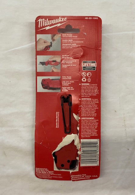 Milwaukee FASTBACK 6-in-1 Folding Utility Knives with General Purpose Blade