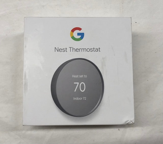 Google Nest Thermostat - Smart Programmable Wi-Fi Thermostat - Charcoal