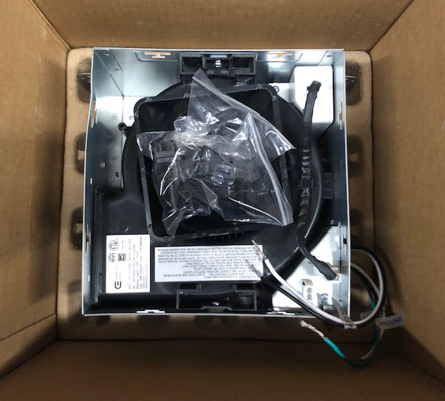 Commercial Electric 50 CFM Ceiling Mount Room Side Installation Bathroom Exhaust Fan with Adjustable Color Temperature LED and Night Light