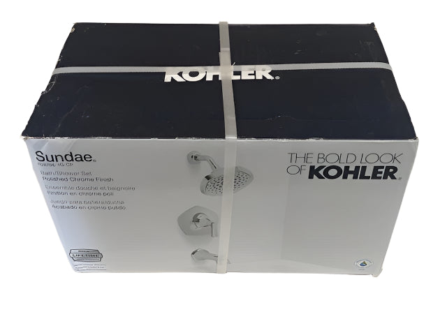 KOHLER Sundae Single-Handle 3-Spray Tub and Shower Faucet 1.75 GPM in Polished Chrome (Valve Included)