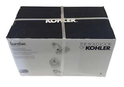 KOHLER Sundae Single-Handle 3-Spray Tub and Shower Faucet 1.75 GPM in Polished Chrome (Valve Included)