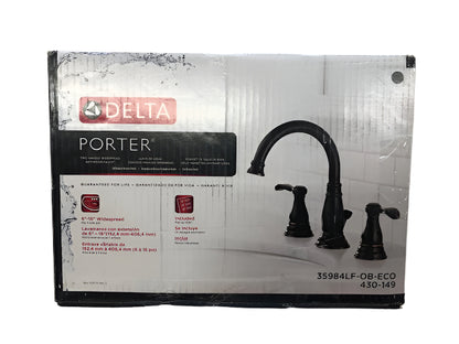 Delta Porter 8 in. Widespread 2-Handle Bathroom Faucet in Oil Rubbed Bronze