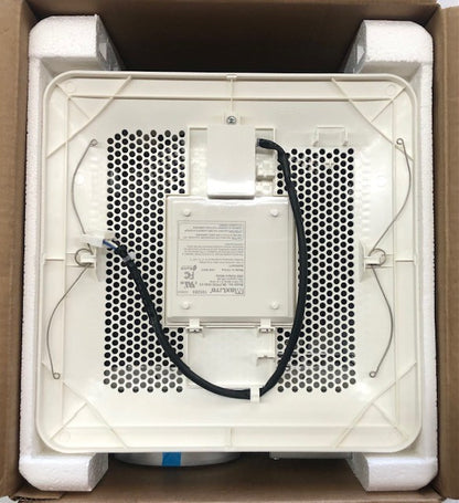 Panasonic WhisperThin DC LED Pick-A-Flow 80 -100 CFM Ceiling/Wall Bathroom Exhaust Fan, 3-3/8 in. Low Profile Housing