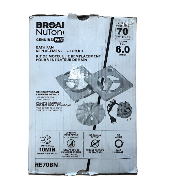 Broan-NuTone Replacement Motor Wheel 70 CFM