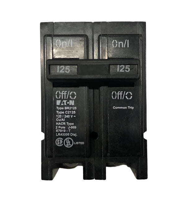 Eaton BR 125 Amp 120/240 Volts 2-Pole Circuit Breaker