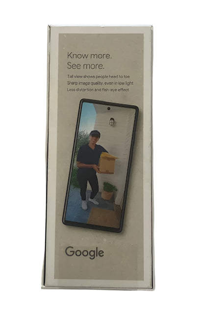 Google Nest Doorbell (Wired, 2nd Gen) - Snow