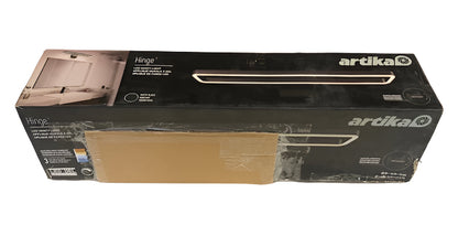 Artika Hinge 27 in. 1 Light Black Modern Integrated LED 3 CCT Vanity Light Bar for Bathroom