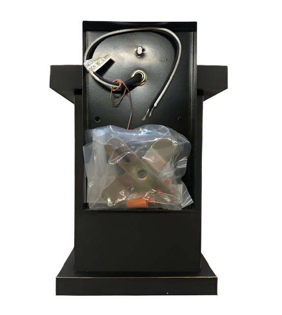 Bel Air Lighting Santa Cruz 2-Light Weathered Bronze Outdoor Wall Light Fixture with Seeded Glass