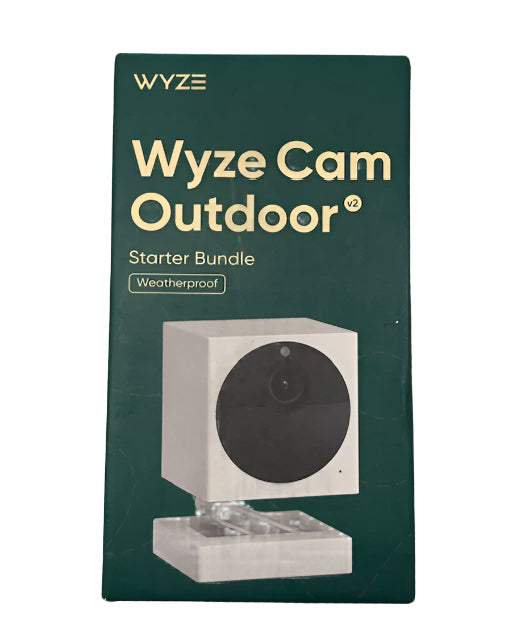 Wyze Wireless Outdoor Surveillance Home Security Camera v2, with Color Night Vision, Includes Base Station