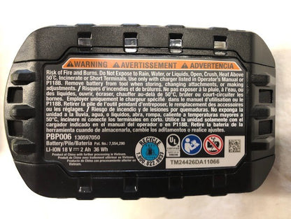 RYOBI ONE+ 18V Lithium-Ion 2.0 Ah Compact Battery and Charger Starter Kit