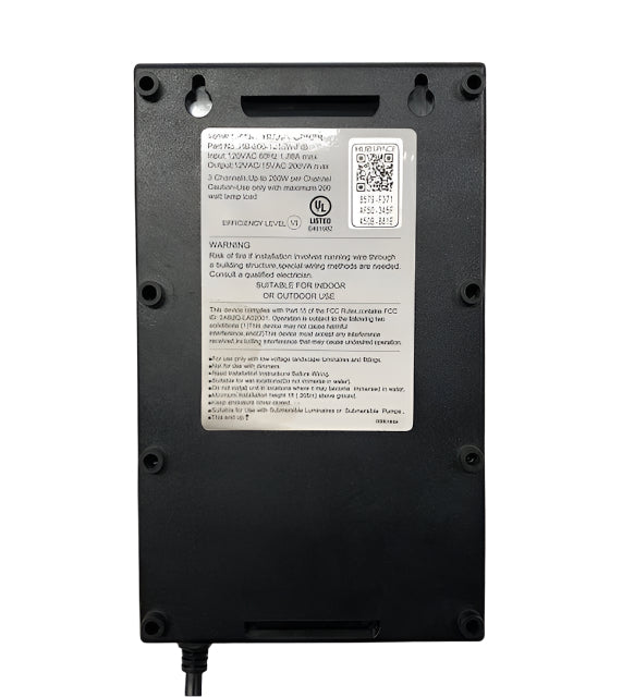 Hampton Bay Smart 200 Watt Landscape Lighting Transformer with Dusk to Dawn Operation Powered by Hubspace