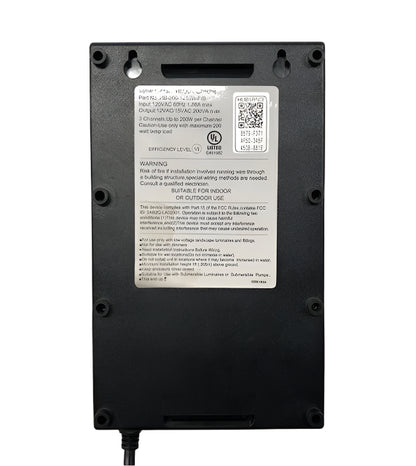Hampton Bay Smart 200 Watt Landscape Lighting Transformer with Dusk to Dawn Operation Powered by Hubspace