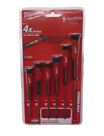 Milwaukee Precision Phillips Screwdriver Set (6-Piece)