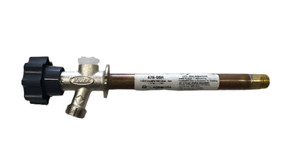 Prier Products 1/2 in. x 8 in. Brass MPT x SWT Half-Turn Frost Free Anti-Siphon Outdoor Sillcock Valve
