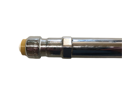 SharkBite 1/2 in. x 10 in. Push-to-Connect x MHT Brass Anti-Siphon Frost Free Sillcock Valve