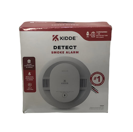 Kidde Hardwired Interconnected Smoke Detector with Photoelectric Sensor 21031482