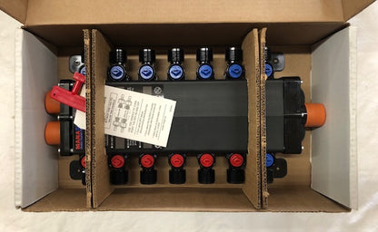 Viega ManaBloc 1/2 in. x 14 port Polymer Distribution Manifold (6 hot/8 cold)