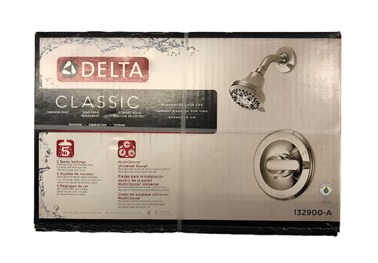 Delta Classic Single-Handle 5-Spray Shower Faucet in Chrome (Valve Included)