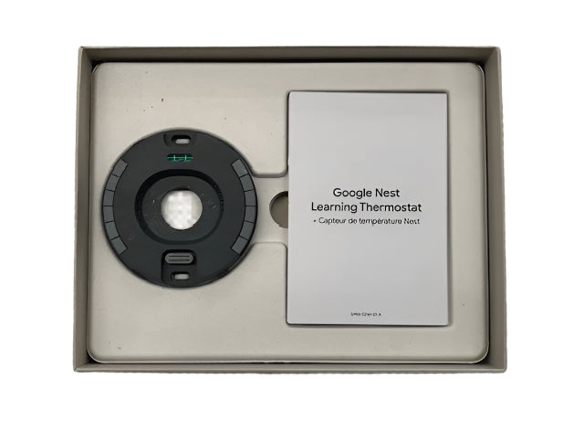 Google Nest Learning Thermostat (4th Gen) with Nest Temperature Sensor (2nd Gen) - Polished Obsidian