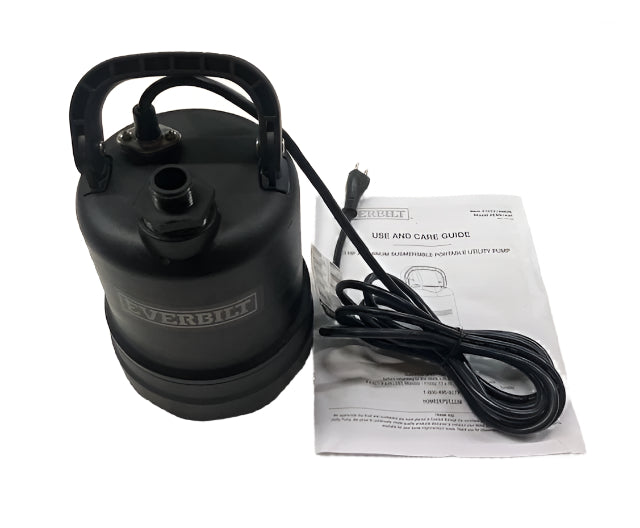Everbilt 1/3 HP Submersible Aluminum Utility Pump