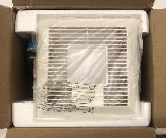 Panasonic Whisper Mighty LED Pick-A-Flow 70-90CFM Ceiling/Wall ENERGY STAR Bathroom Exhaust Fan 9.5 in. x 9.5 in. Grille Footprint