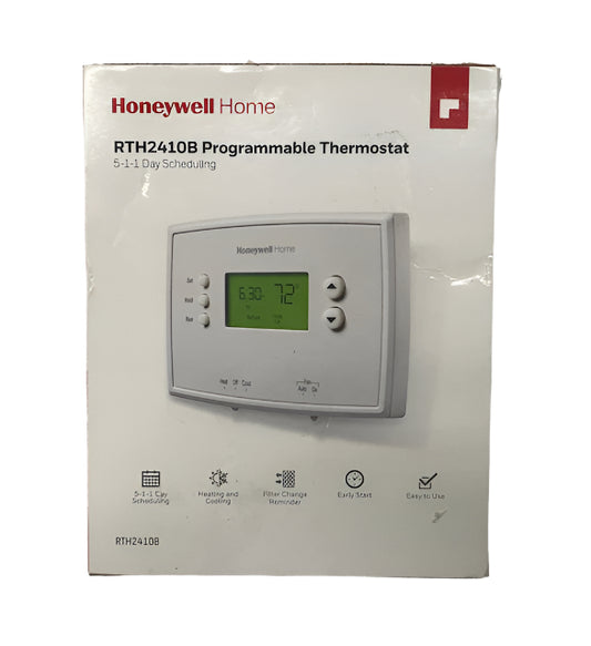 Honeywell Home 5-1-1 Day Programmable Thermostat with Digital Backlit Display