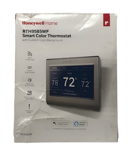 Honeywell Home Wi-Fi Smart Color 7-Day Programmable Smart Thermostat with Color-Changing Touchscreen Display