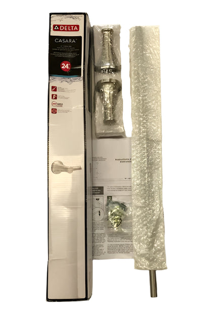 Delta Casara 24 in. Wall Mount Towel Bar Bath Hardware Accessory in Brushed Nickel