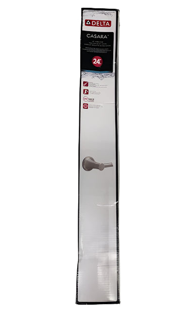 Delta Casara 24 in. Wall Mount Towel Bar Bath Hardware Accessory in Brushed Nickel