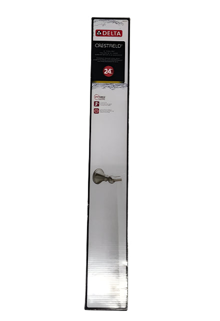 Delta Crestfield 24 in. Wall Mounted Towel Bar in Brushed Nickel