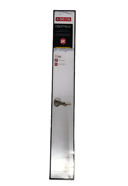 Delta Crestfield 24 in. Wall Mounted Towel Bar in Brushed Nickel