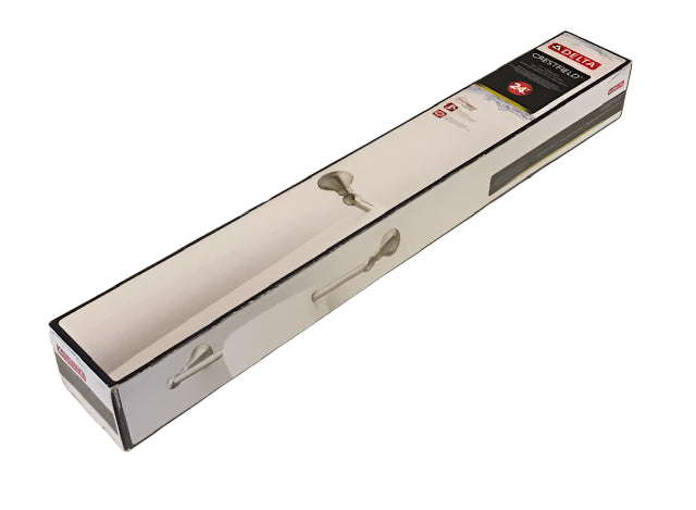 Delta Crestfield 24 in. Wall Mounted Towel Bar in Brushed Nickel