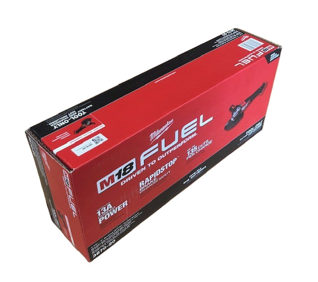 Milwaukee M18 FUEL 18-Volt Lithium-Ion Brushless Cordless 4-1/2 in./6 in. Braking Grinder with Paddle Switch (Tool-Only)