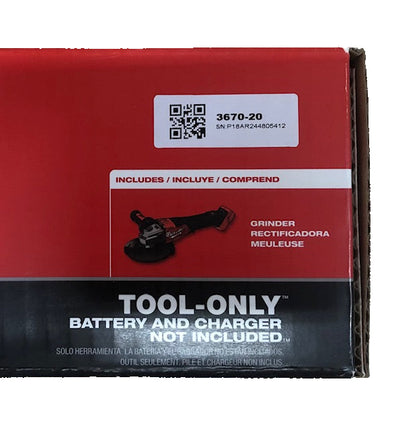 Milwaukee M18 FUEL 18-Volt Lithium-Ion Brushless Cordless 4-1/2 in./6 in. Braking Grinder with Paddle Switch (Tool-Only)