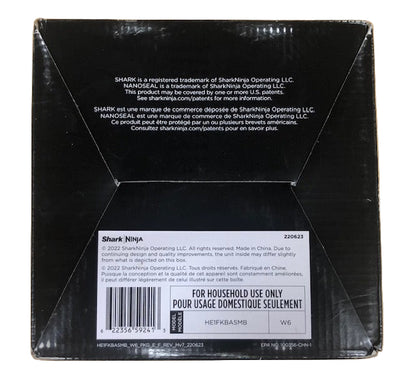 Shark Anti-Allergen True HEPA NANOSEAL Replacement Filter, Advanced Odor Lock & Odor Protection