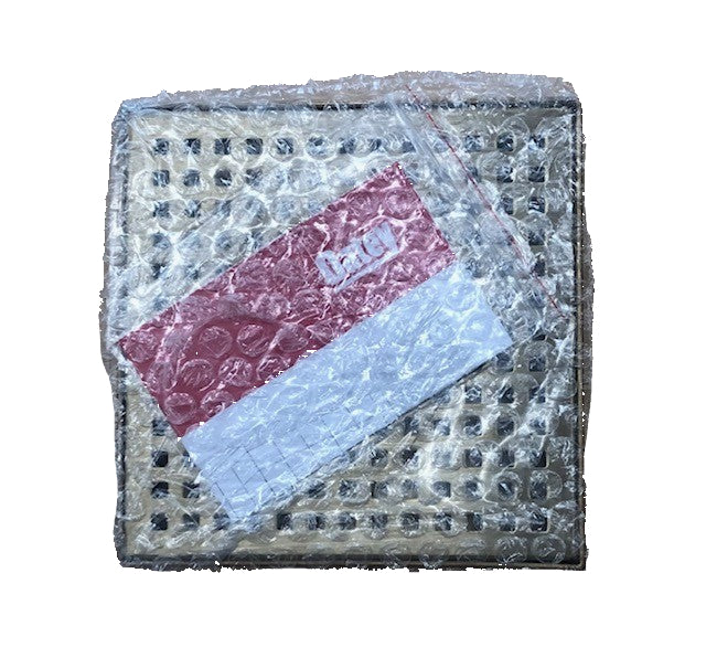 Oatey Designline 6 in. x 6 in. Stainless Steel Square Shower Drain with Square Pattern Drain Cover in Champagne Bronze