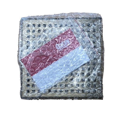 Oatey Designline 6 in. x 6 in. Stainless Steel Square Shower Drain with Square Pattern Drain Cover in Champagne Bronze