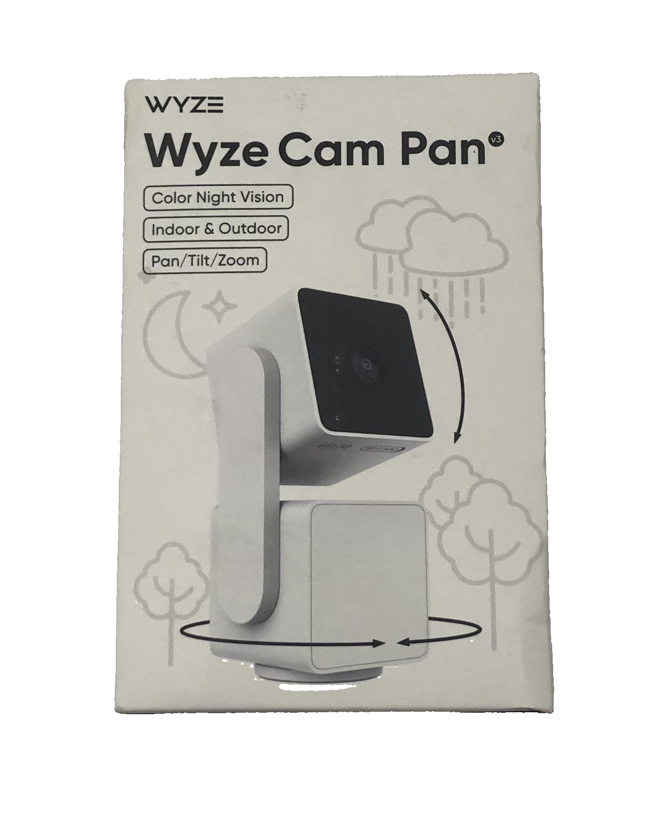 Wyze Pan v3 Wired Indoor/Outdoor 1080P HD Home Security Camera with Privacy Mode