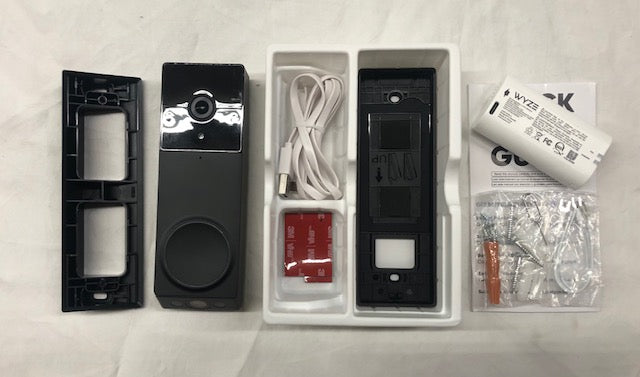 Wyze Wireless Duo Cam Video Doorbell, Battery Powered, 2K Full HD Video, 2 Cameras (People and Package), Color Night Vision (Copy)
