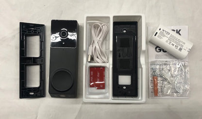 Wyze Wireless Duo Cam Video Doorbell, Battery Powered, 2K Full HD Video, 2 Cameras (People and Package), Color Night Vision (Copy)