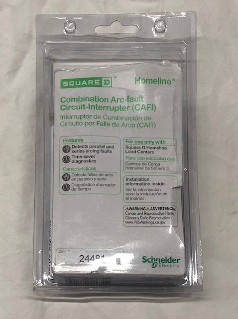 Square D Homeline 20 Amp Single-Pole Combination Arc Fault Circuit Breaker(HOM120CAFIC)