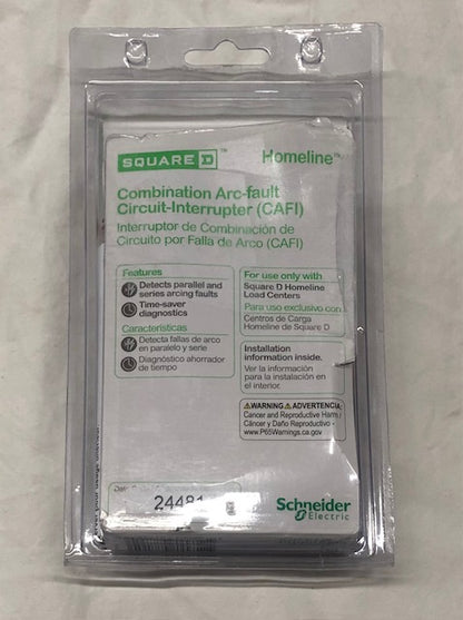 Square D Homeline 20 Amp Single-Pole Combination Arc Fault Circuit Breaker(HOM120CAFIC)