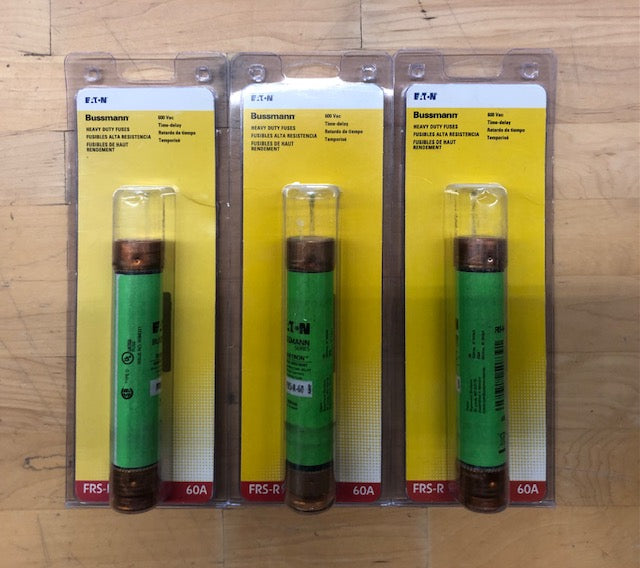 (3-Pack) 60 Amp Fusetron Dual-Element Class Rk5